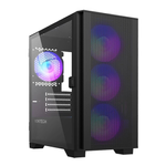 Montech PC Gehäuse Air 100 ARGB Mini-Tower Schwarz