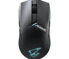 GIGABYTE AORUS M6 kabellose Gaming Maus - mattschwarz