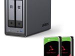 Ugreen NASync DXP2800 NAS System 2-Bay + SEAGATE Festplatte 8 TB (2 x 4 TB)