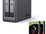 Ugreen NASync DXP2800 NAS System 2-Bay + SEAGATE Festplatte 16 TB (2 x 8 TB)