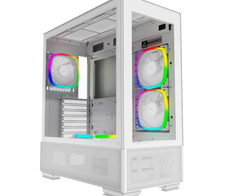 Montech PC Gehäuse Sky Two Midi-Tower Weiß