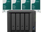 Synology DS925+ DiskStation + 32TB 4x Synology Plus 3.5" SATA 6Gb/s Festplatte 8 TB