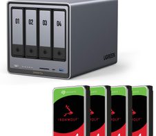 Ugreen NASync DXP4800 Plus + SEAGATE Festplatte 16 TB (4 x 4 TB)