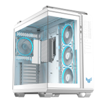 ASUS TUF GAMING GT502 Horizon TG ARGB modulares PC Gehäuse, weiß