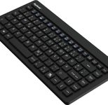 KeySonic KSK-3230IN kabelgebundene Mini Tastatur - QWERTY US - schwarz
