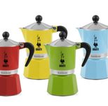 Bialetti Rainbow - Espressokocher - gelb - für 6 Tassen
