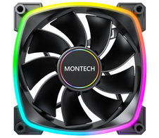 Montech Lüfter RX140 PWM, 140mm, Schwarz