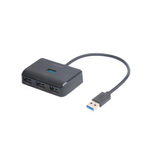 DELTACO - USB-Hub - 5 Gbps, USB-A - 4 Anschlüsse