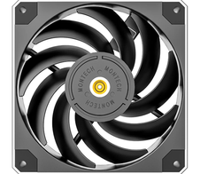 Montech Lüfter Metal 120 PWM, 120mm, Schwarz