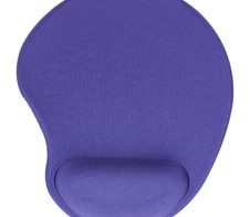 InLine Maus-Pad, mit Gel Handballenauflage, 230x205x20mm, blau