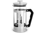 Bialetti Preziosa French-Press - Kaffee- und Teebereiter - silber/schwarz - Edelstahl/Glas - 350ml