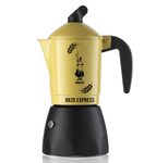 Bialetti Orzo Express - Espressokocher - gelb/schwarz - Aluminium - für 4 Tassen