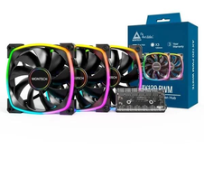 Montech Lüfter 3er Pack AX120 PWM, 120mm, Schwarz