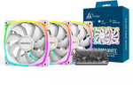 Montech Lüfter 3er Pack AX120 PWM, 120mm, Weiß