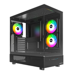 Montech PC Gehäuse XR Midi-Tower Schwarz