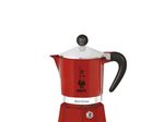 Bialetti Rainbow - Espressokocher - rot - für 6 Tassen