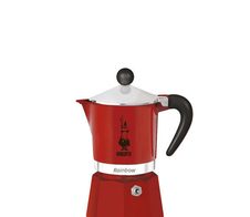 Bialetti Rainbow - Espressokocher - rot - für 6 Tassen