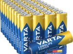 VARTA Batterien LONGLIFE Mignon AA 1,5 V, 40 St.