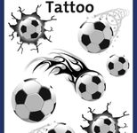 AVERY Zweckform Klebetattoo Fußball