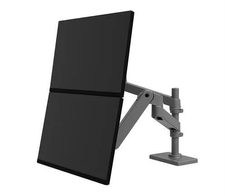Ergotron LX Pro Monitor Tischhalterung - für 2 LCD-Displays - Dunkelgrau
