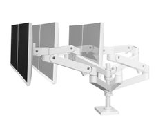 Ergotron LX Pro Monitor Tischhalterung - für 2 LCD-Displays - weiß