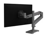 Ergotron LX Pro Monitor Tischhalterung für LCD-Display - mit hohem Pol - Dunkelgrau