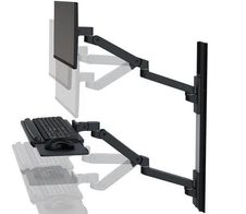 Ergotron LX Pro Wandhalterung - für LCD-Display / Tastatur / Maus - weiß