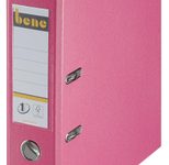 bene Ordner Rückenbreite 8,0 cm DIN A4 Kunststoff rosa