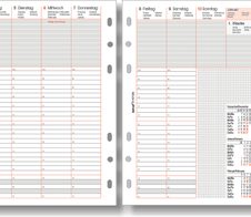 bind Kalendereinlage 2026 A5 1W/2S