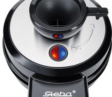 Steba WE 20 Volcano Waffeleisen schwarz/silber