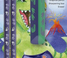 FABER-CASTELL Bleistift-Set Dino
