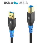 PureLink FlexInstall USB-A auf USB-B Kabel USB 3.0, 5Gbps, 1.50m