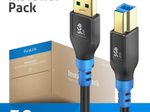 PureLink FlexInstall USB-A auf USB-B Kabel USB 3.0 5Gbps 2.00m - Installer Pack 30 Stk.