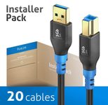 PureLink FlexInstall USB-A auf USB-B Kabel USB 3.0 5Gbps 3.00m - Installer Pack 20 Stk.