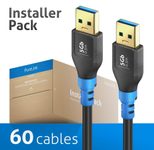 PureLink FlexInstall USB-A auf USB-A Kabel USB 3.0 5Gbps 0.50m - Installer Pack 60 Stk.