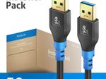 PureLink FlexInstall USB-A auf USB-A Kabel USB 3.0 5Gbps 2.00m - Installer Pack 30 Stk.