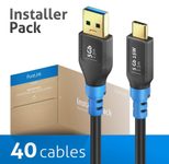 PureLink FlexInstall USB-C auf USB-A Kabel USB 3.0 5Gbps 1.50m - Installer Pack 40 Stk.