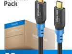 PureLink FlexInstall USB-C auf USB-C Kabel USB4 Gen2x2 20Gbps 100W 0.50m - Installer Pack 55 Stk.