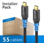 PureLink FlexInstall USB-C auf USB-C Kabel USB4 Gen2x2 20Gbps 100W 0.50m - Installer Pack 55 Stk.