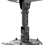 edbak Universal-Projektor-Deckenhalterung (3 Befestigungspunkte), schwarz