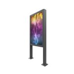 edbak Hochformat-Kiosk für den Außenbereich 75" Samsung OHF
