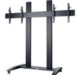 edbak Flachbildschirm-Videokonferenz-Trolley für zwei 42-55" Bildschirme