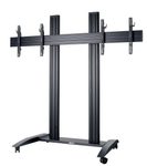 edbak Flachbildschirm-Videokonferenz-Trolley für zwei 42-55" Bildschirme