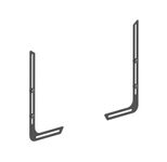 edbak Metallablage für Soundbar-Installation für LWB/PWB/TWB-Serie, schwarz