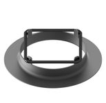 edbak Dekorativer Abschlussring für Deckenhalterungen, schwarz