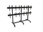 edbak Mobiler Video-Wall Trolley, Modular 3x2 für 42-47" Bildschirme, Querformat