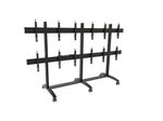 edbak Mobiler Video-Wall Trolley, Modular 3x2 für 49-57" Bildschirme, Querformat