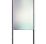 edbak Schaufenster-Display Bold Down Bodenständer für Samsung 55OMN-D