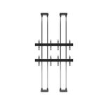 edbak Video Wall Bolt Down Floor-to-Ceiling Mount, modular 2x2, für 42-47" Bildschirme, Querformat