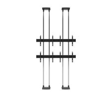 edbak Video Wall Bolt Down Floor-to-Ceiling Mount, modular 2x2, für 49-57" Bildschirme, Querformat